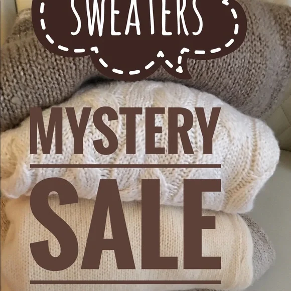 - - Mystery sweaters sizes (l, XL)   5 Sweater bundle - Picture 3 of 5